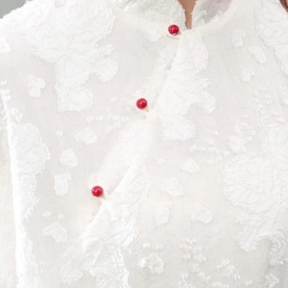 Oversized Sheer Lacy Tunic Dress - Picture 7 of 7